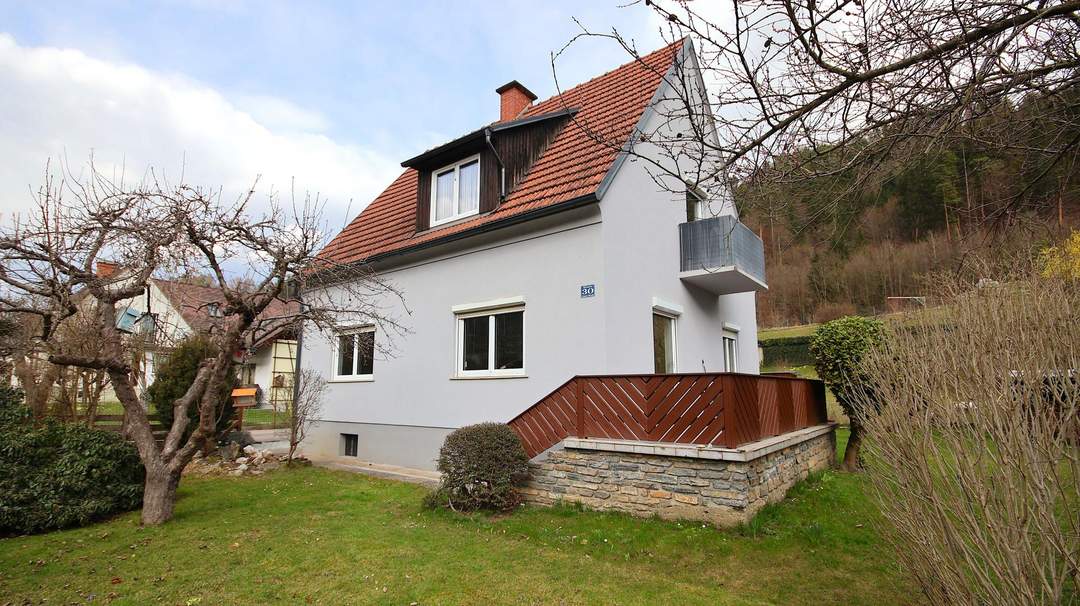 Nettes Einfamilienhaus mit Schuppen in Mixnitz