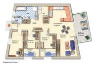 Exklusive 5-Zimmer-Maisonette mit Galerie und Balkon in zentraler Lage