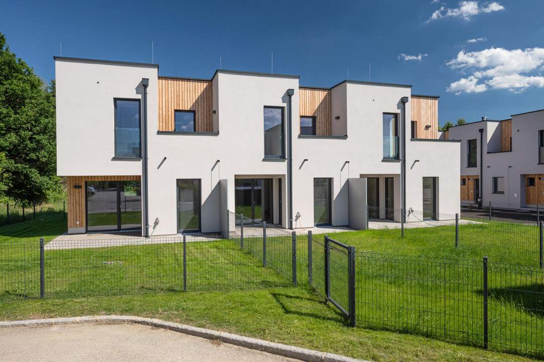 Provisionsfrei! Freifinanzierte Reihenhäuser in der Gartenstadt Kremserberg!