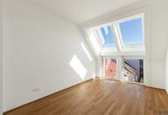 KOMPLETT HOFSEITIGER DG-ERSTBEZUG | Ca. 10 m² Balkon/Terrasse | Nähe Alte Donau | Fernwärme | TG-Stellplatz optional | Ideal für Anleger oder Eigennutzer | Nachhaltiges Projekt