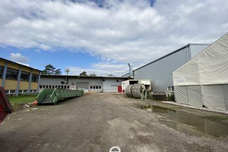 Beheizbare Lagerhalle mit rd. 7 bis 9 Meter Hallenhöhe, diversen Krananlagen, Freiflächen etc. in Asten zu vermieten!, Gewerbeobjekt-miete, 6.999,52,€, 4481 Linz-Land