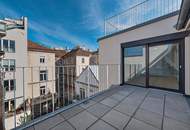 PENTHOUSE mit traumhafter DACHTERRASSE! Geschmackvoller 3-Zimmer-Erstbezug mit direktem Liftzugang