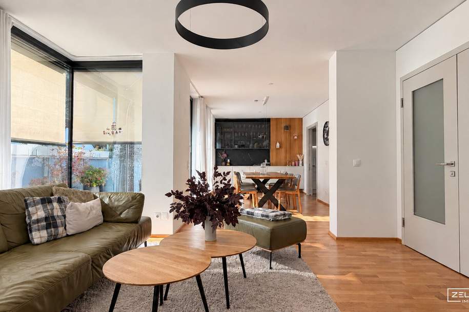 PURKERSDORF | Wohnen mit Persönlichkeit – außergewöhnliche &amp; hochwertige Maisonette-Wohnung | inkl. 2 TG-Stellplätze | 2 Terrassen | ZELLMANN IMMOBILIEN, Wohnung-kauf, 895.000,€, 3002 Sankt Pölten(Land)