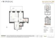 MAISON 29 - Hofseitiger Erstbezug mit großem Balkon (ca. 16 qm) und 3,40 m Raumhöhe!