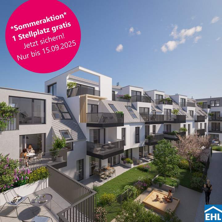 Jetzt investieren und exklusiv profitieren – holen Sie sich die SOMMERAKTION! 1 Stellplatz gratis | für die ersten fünf Kaufanbote
