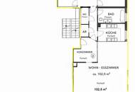 4 Zimmer Wohnung | ca. 20m² Balkon &amp; ca. 100m² Dachterrasse | inkl. Garagenplatz