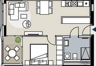 Moderne 2 Zimmer Wohnung mit Loggia und vielen Annehmlichkeiten direkt im Wohnhaus!