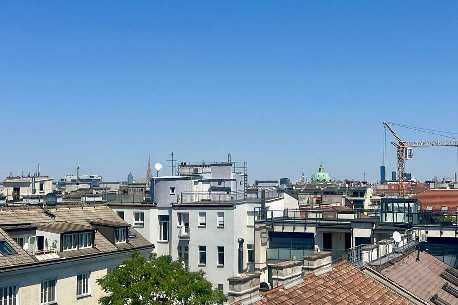 Dachgeschosswohnung mit Weitblick!, Wohnung-kauf, 990.000,€, 1040 Wien 4., Wieden
