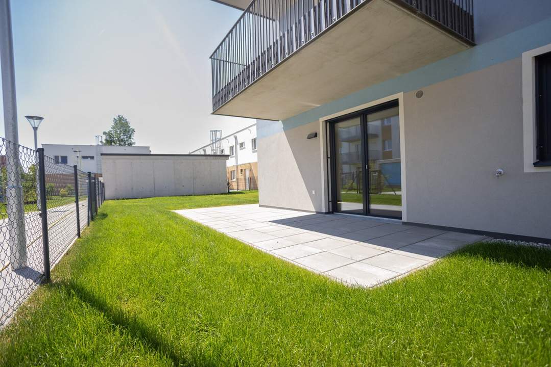 ERSTBEZUG "ein viertel grün" in Wr. Neustadt - einzigartige 3- Zimmer Gartenwohnung