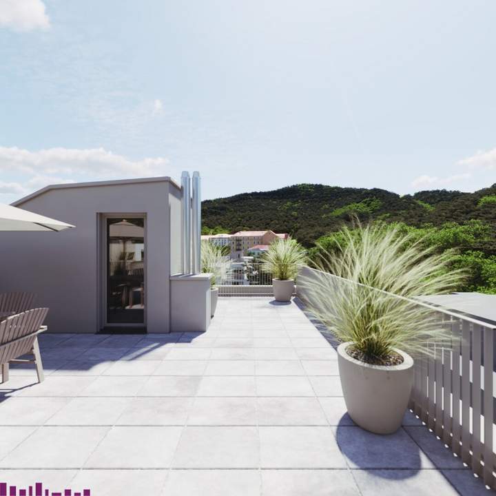 Abkühlen im hauseigenen Pool .... Ihre Traumwohnung mit Terrasse oder Garten und Fernblick Nähe Maurer Wald PROVISIONSFREI !!