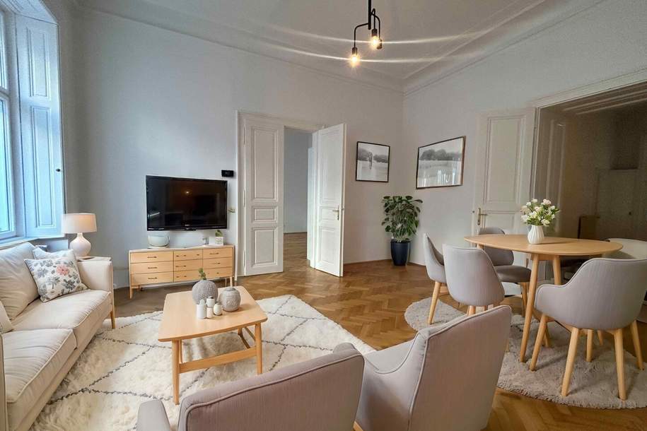 1030! Schöne 2,5-Zimmer Altbauwohnung mit Loggia Nähe Stadtpark! UNBEFRISTET!, Wohnung-miete, 2.266,42,€, 1030 Wien 3., Landstraße