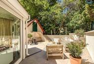Sievering: Luxuriöse Garten-Oase mit Depot-Gebäude, Pool & Tiefgarage
