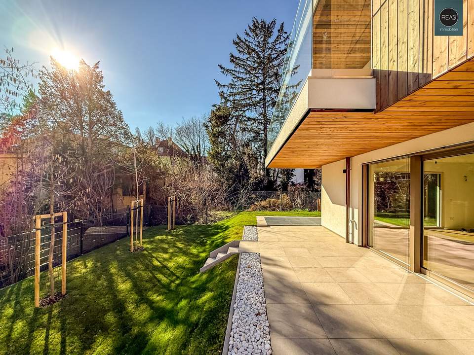 Erstbezug: Garten - Maisonette - Apartment mit Terrasse und herrlichem Garten - Naturnahes Wohnen in Wien Hietzing – Exklusives Leben nahe dem Roten Berg!