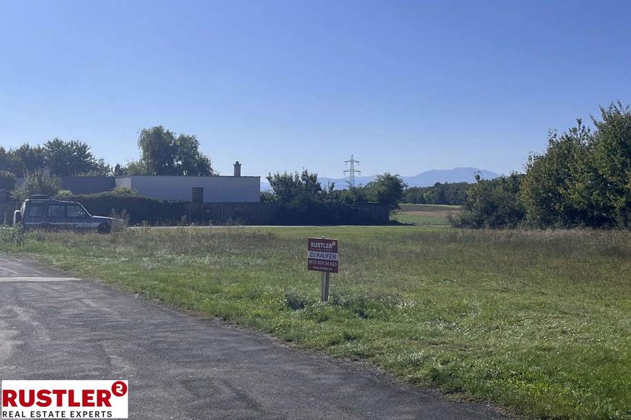 Attraktives Baugrundstück mit Schneebergblick und Badesee Nähe, Grund und Boden-kauf, 196.000,€, 2492 Wiener Neustadt(Land)