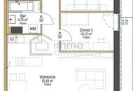 Großzügige 3-Zimmer-Wohnung im 18. Stock mit Südbalkon – voll möbliert, all-inclusive | 1030 Wien