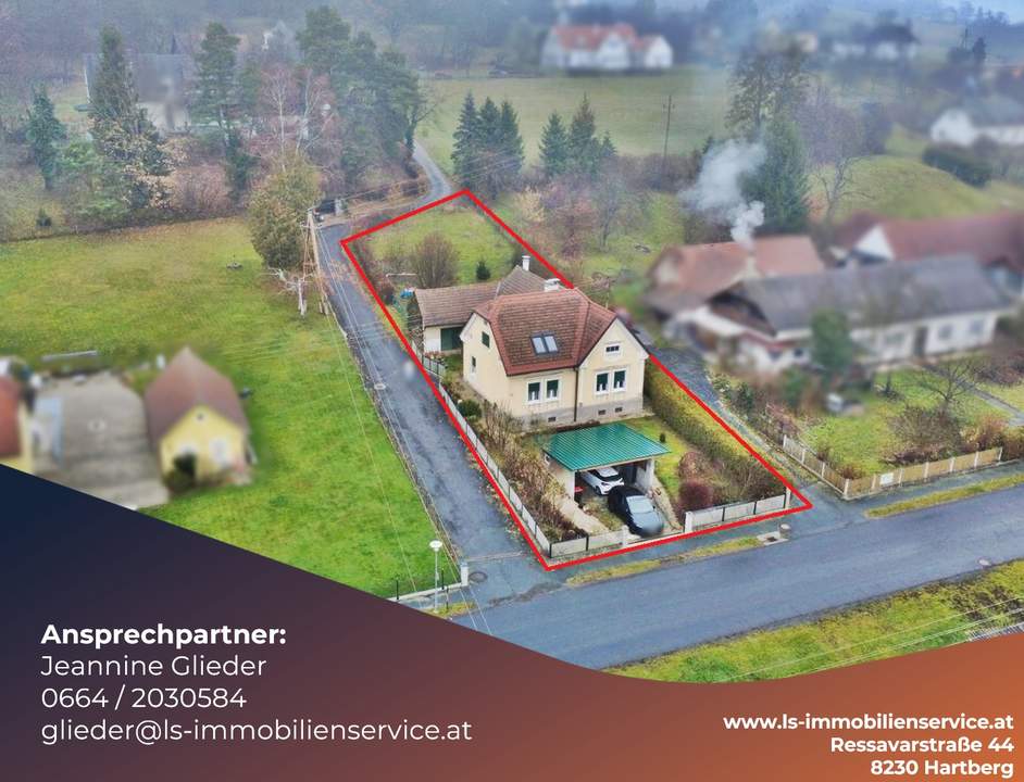 Viel Platz, viel Potenzial – Wohnhaus mit modernem Zubau auf 986 m² in Jennersdorf