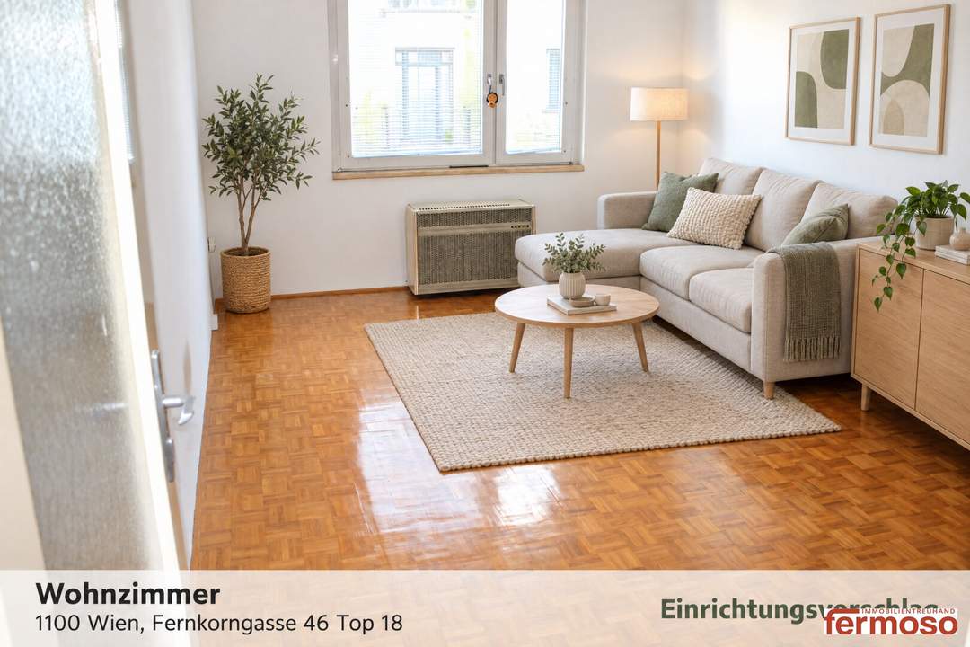 Charmante 3-Zimmer-Wohnung, 69m², 3. Etage, 1100 Wien, teilrenoviert, nur 199.000€, Eigentum in Favoriten, Gut angebunden - ehrlich bepreist.