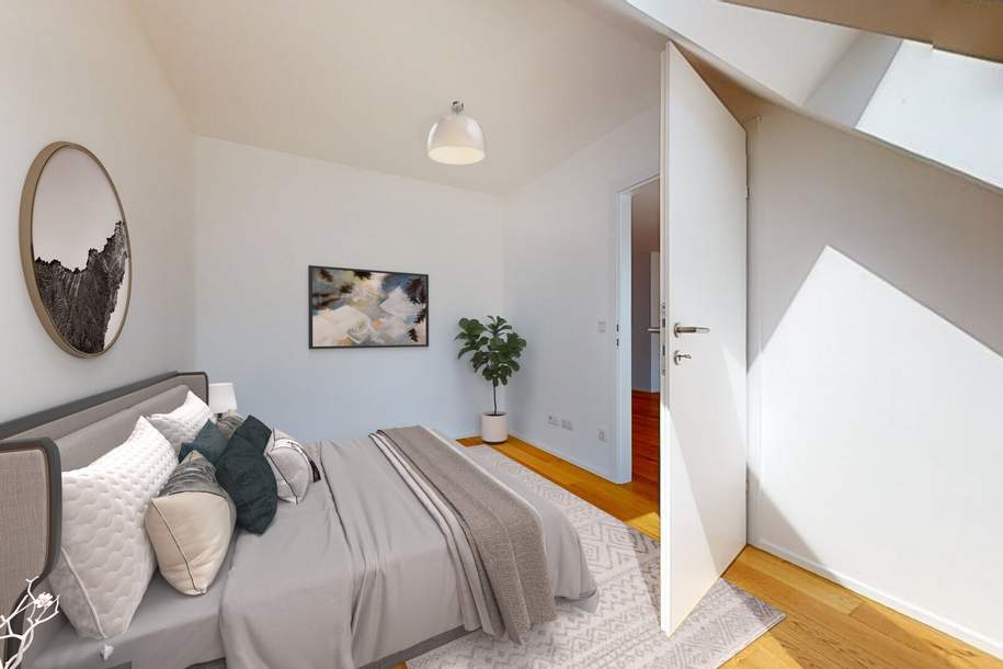 Modern top floor appartment with a terrace in a quiet location, Wohnung-kauf, 369.000,€, 1050 Wien 5., Margareten