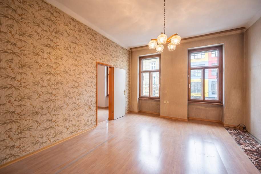++NEU++Sanierungsbedürftige 2-Zimmer Altbauwohnung - toller Grundriss, Wohnung-kauf, 148.890,€, 1120 Wien 12., Meidling
