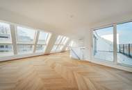 STOCK IM WEG - Sonnenaufgänge inklusive: Moderne Maisonette mit 2 Terrassen & Wienblick