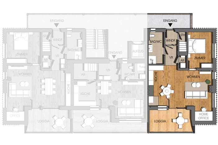 15605 - Modernes Wohnen mit Loggia im naturnahen Wohndorf, Wohnung-kauf, 319.800,€, 9601 Villach Land