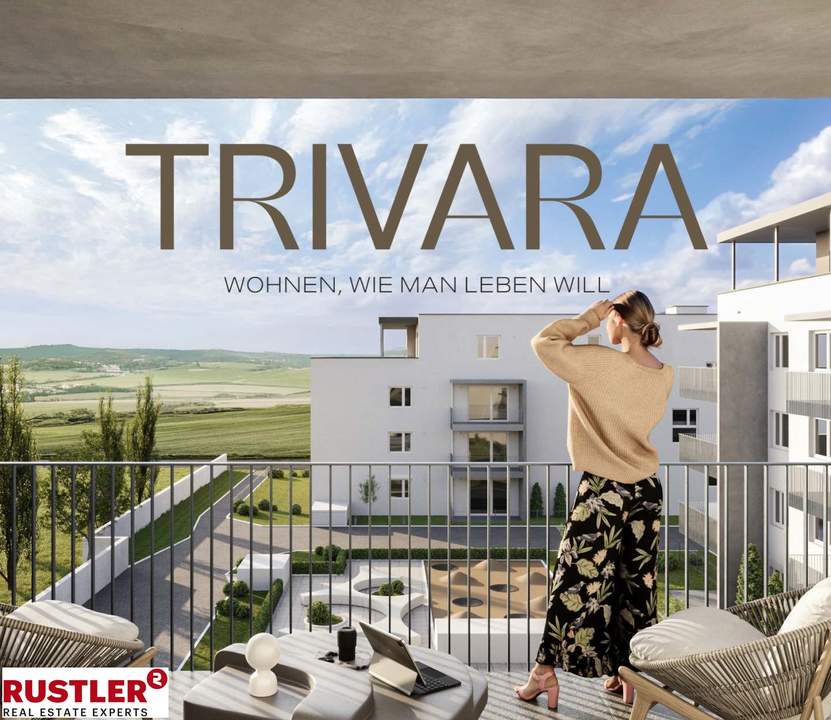 TRIVARA - Wohnen, wie man leben will - Großzügige 3 Zimmer Wohnung mit Balkon C-37