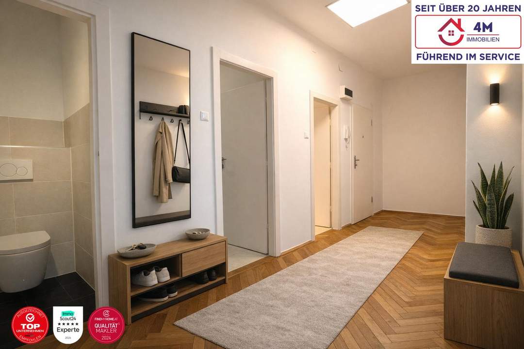 🏡 Zentral begehbare 3 Zimmer Wohnung perfekt für Paare oder kleine Familien in Bestlage ✨