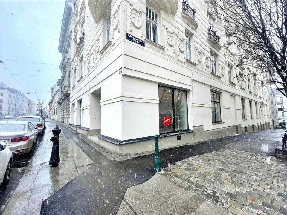 Großzügiges Open-Space Büro mit maximaler Sichtbarkeit direkt an der Nußdorfer Straße zu mieten