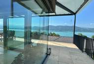 Wörthersee-Nordufer: DREAM VIEW Penthouse - sensationelle Aussicht, 2XL Garagen, Sauna, Pool