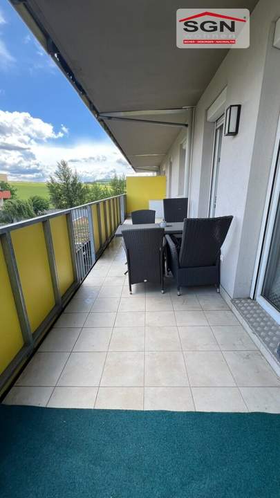 2-Zimmer Wohnung mit großem Balkon in Ruhelage