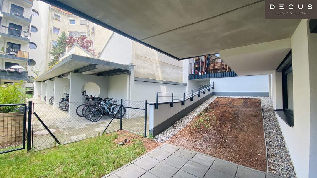 / TERRASSE / 1 ZIMMER / GARTEN / BEZIEHBAR AB 1.10.2026 / NACH INNENHOF AUSGERICHTET / PROVISIONSFREI