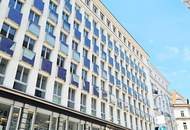 STEPHANSPLATZ-NÄHE, möbliertes 35 m2 Apartment, 1 Zimmer, Kochnische, Duschbad, Parketten, 3. Liftstock, Rotenturmstraße