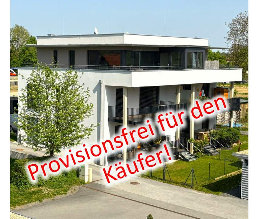 Modernes Penthouse mit eigenem Liftzugang direkt in die Wohnung und dreiseitiger Dachterrasse mit Wintergarten