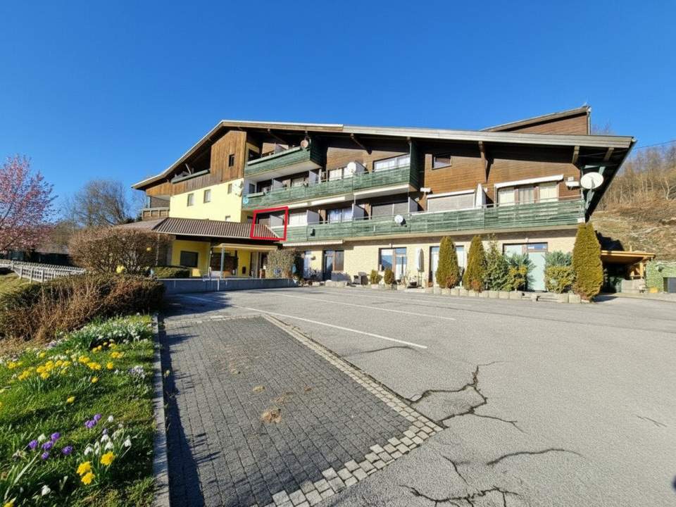 Komplett ausgestattete 25m² Studio-Wohnung mit Balkon nahe Reifnitz am Wörthersee