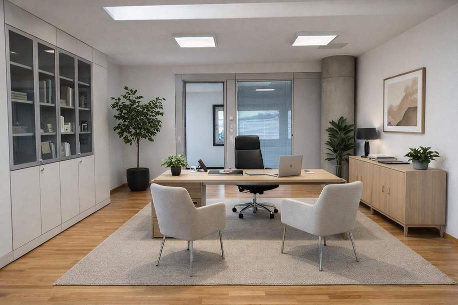 Moderne und attraktive Büroflächen in der Nähe der Völkermarkterstraße, Gewerbeobjekt-miete, 5.270,40,€, 9020 Klagenfurt(Stadt)