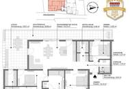 Exklusive Dachgeschoßwohnung mit Terrasse und Sauna (Top 9) - Projekt "KraWe" Am Steindl