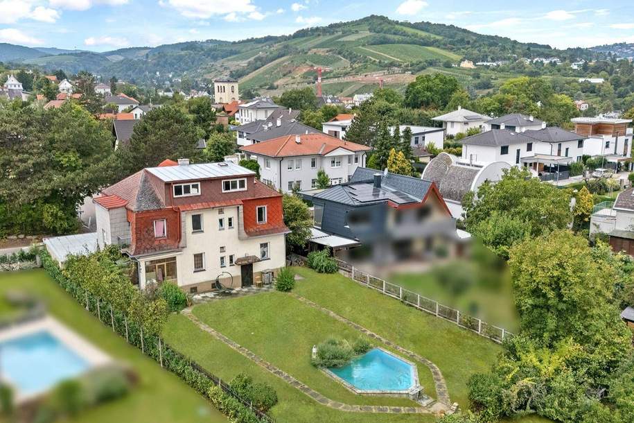 1.400 m² Sachsenviertel in Klosterneuburg – außergewöhnliche Grundstücksrarität in exklusiver Villenlage, Haus-kauf, 1.395.000,€, 3400 Tulln