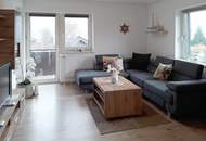 Eine komplett neu adaptierte 3-Zimmer-Wohnung mit Eckbalkon und Traunstein Blick.