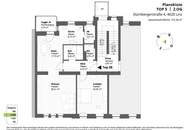 95 m² 2 Raumwohnung in hochwertig generalsaniertem Stadthaus