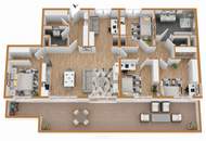 "Exklusive Wohnung mit 40 m² Terrasse, Pool, Sauna!"