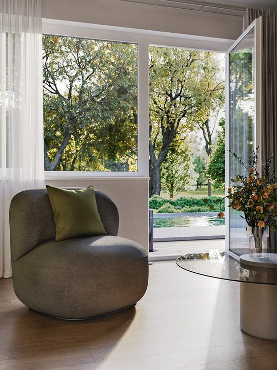 Herbstaktion: Naturnah & zentral: südseitiges Gartenapartment mit 4-Zimmern und großem Eigengarten