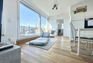 AB SOFORT BEZIEHBAR - VOLL MÖBLIERT + Einbauküche & Klimaanlage!! Tolle 2 Zimmerwohnung + Dachterrasse nahe der Alten Donau! U1 Alte Donau & Kagran!!