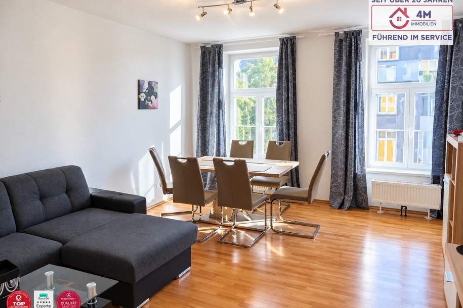 Loggia Traum - voll möblierte und zentral begehbare Wohnung, Wohnung-kauf, 199.000,€, 1100 Wien 10., Favoriten