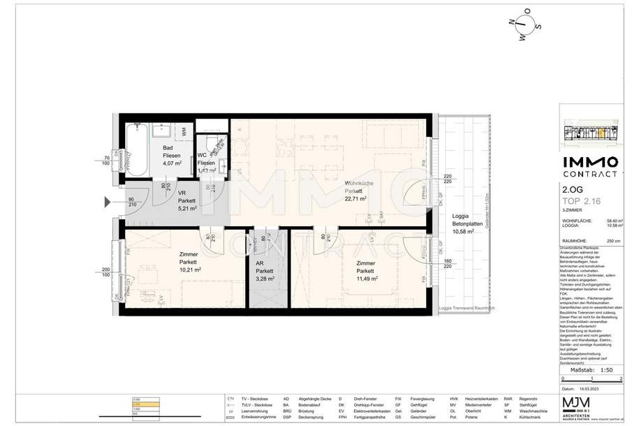 Stock2Live Exklusive Wohneinheiten 42qm - 120qm in Stockerau! _fußläufig zu Schule und Bahnhof!, Wohnung-kauf, 317.000,€, 2000 Korneuburg