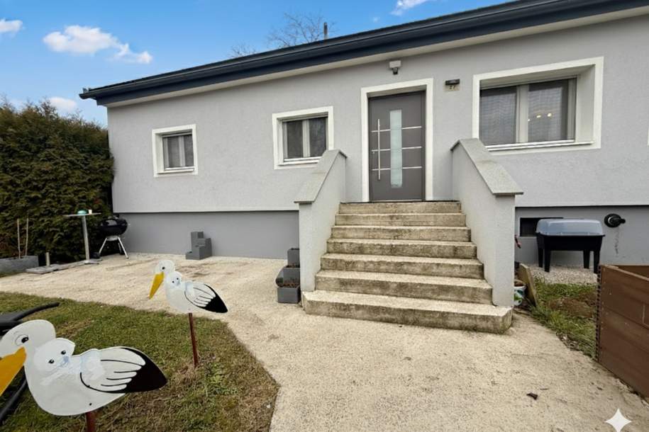 Bungalow-Charme trifft Bastler-Paradies: Modernes Wohnen mit Pool, Garage und eigenem Stadl, Haus-kauf, 299.900,€, 7022 Mattersburg