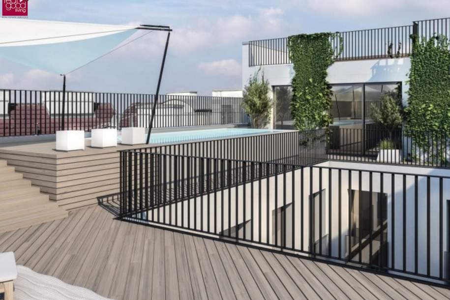 EXKLUSIVES PENTHOUSE über den Dächern Wiens – 362 m² Wohnfläche, 288 m² Terrassen & privater Pool, Wohnung-kauf, 1010 Wien 1., Innere Stadt