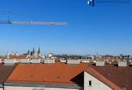 Modern renovierte Dachgeschoß-Wohnung mit Terrasse und Blick auf den Stephansdom
