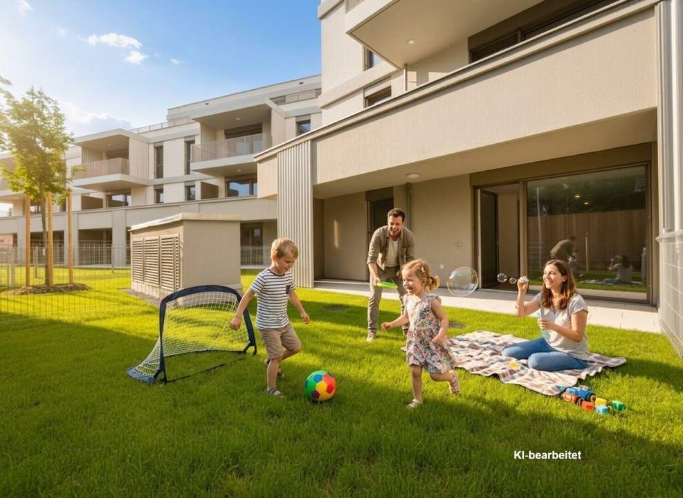 FAMILIENGLÜCK - Großzügige 4 Zimmer mit Loggia und schönem Garten - 2 Bäder - Viele Extras für ihr Wohlbefinden - FLORIANI – Quartier am Tullnerfeld - PROVISIONSFREI