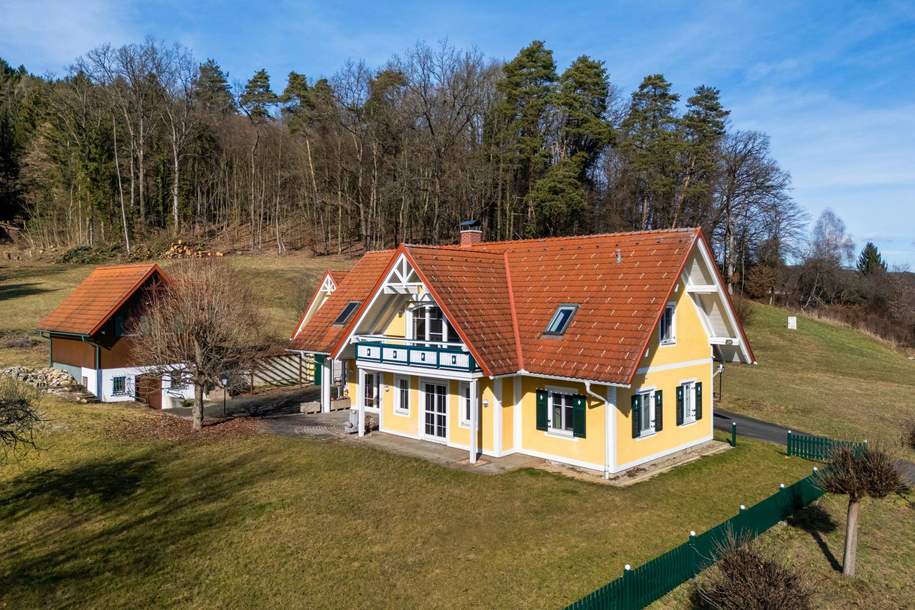 LANDHAUSVILLA mit HOF-ENSEMBLE, GÄSTEWOHNUNGEN UND ENTWICKLUNGSPOTENTIAL, Haus-kauf, 849.000,€, 8330 Südoststeiermark