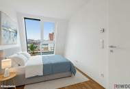 Ein Fernblicke der begeistert | ERSTBEZUG mit DACHTERRASSE | DG-Maisonette Nähe Alte Donau | Teils hofseitig | Fernwärme | TG-Stellplatz optional | Ideal für Anleger oder Eigennutzer | Nachhaltiges Projekt